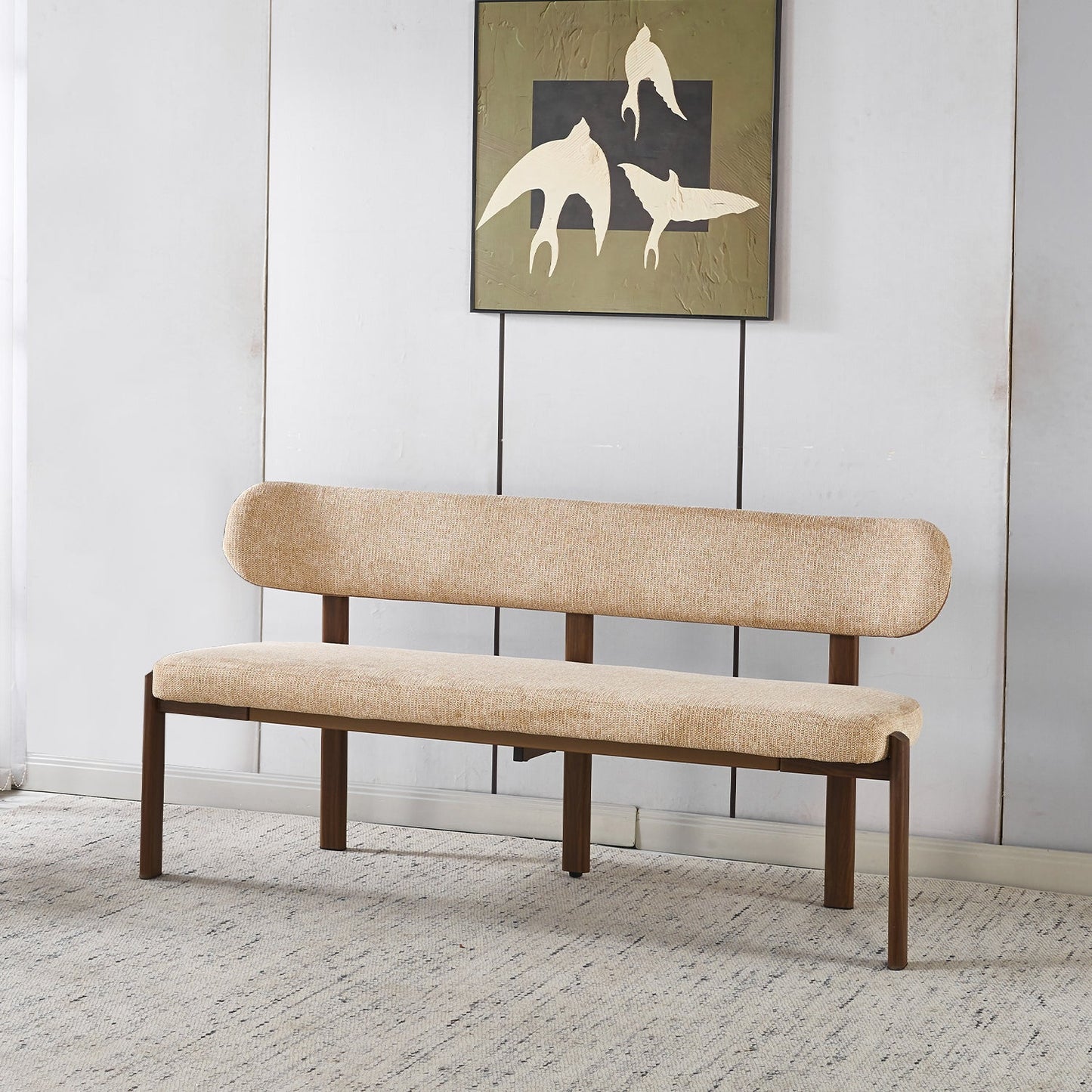 Japandi Dining Bench Naomi