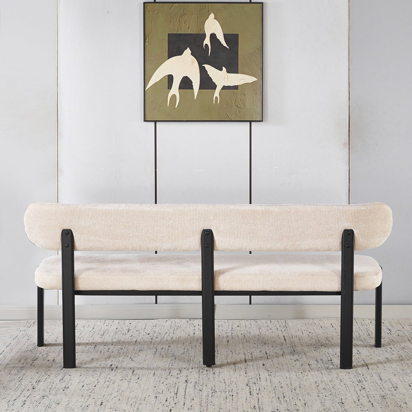 Japandi Dining Bench Naomi