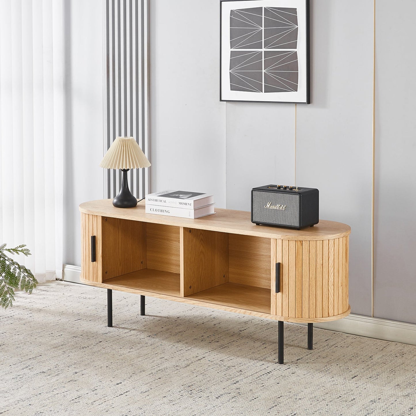 Japandi MDF TV Unit Simon  – 140 cm
