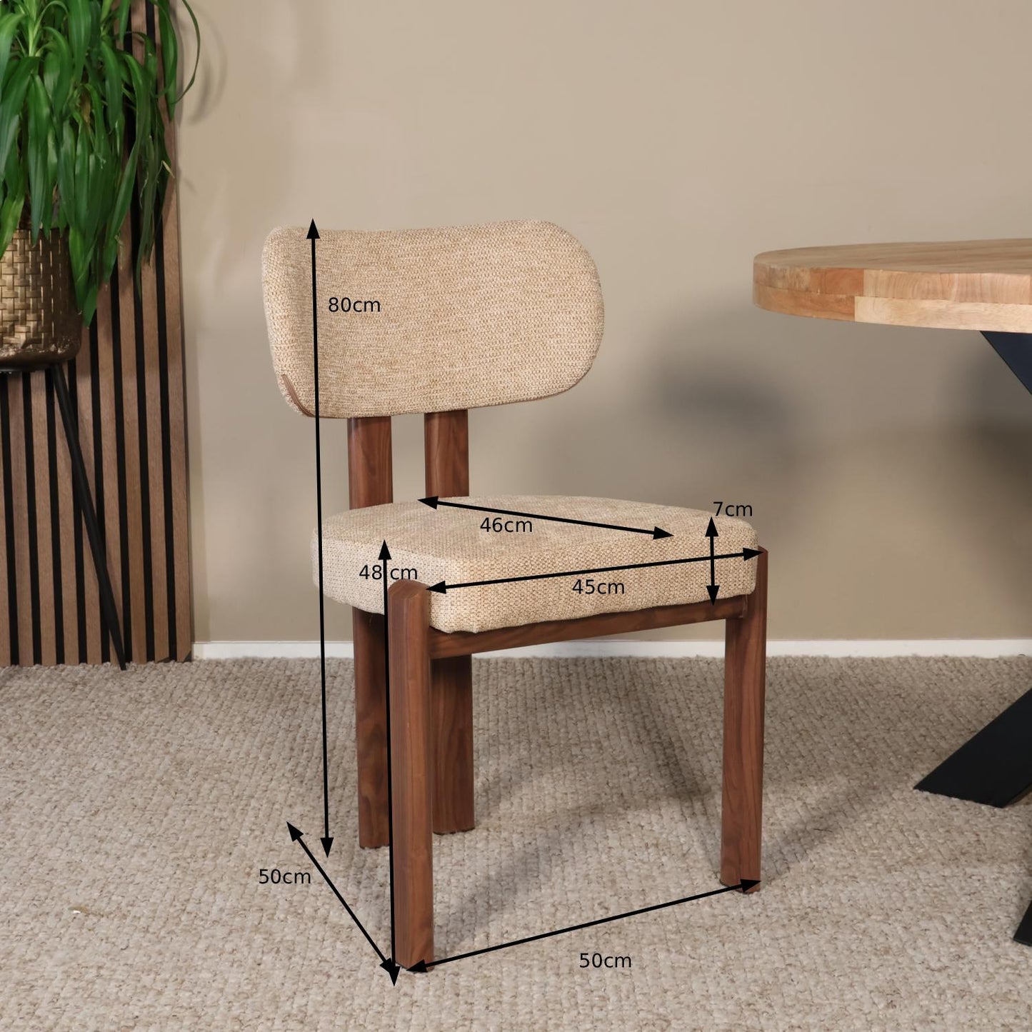 Japandi Dining Chair Naomi - Set Deal